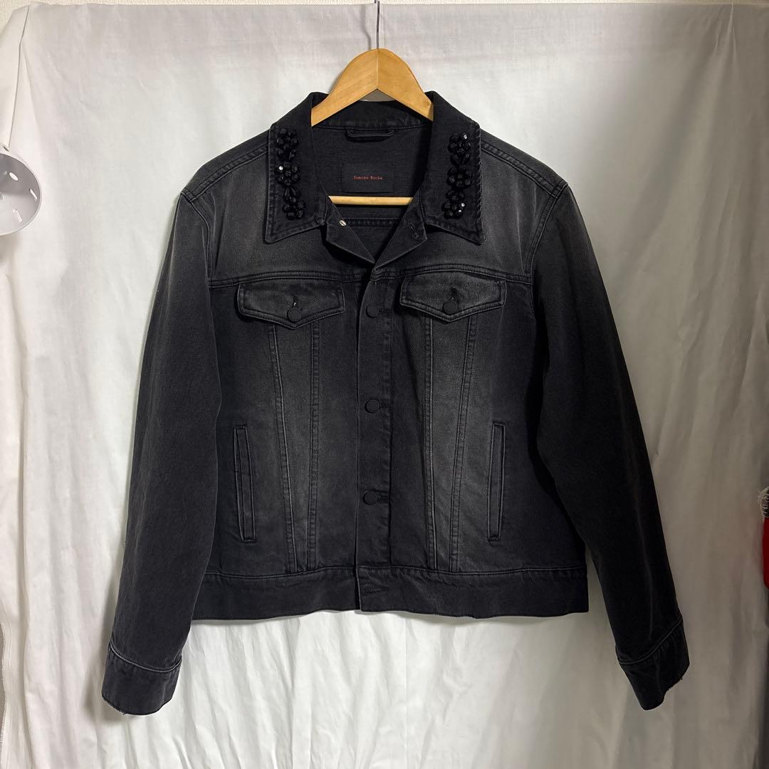Simone Rocha ブラックデニムジャケット