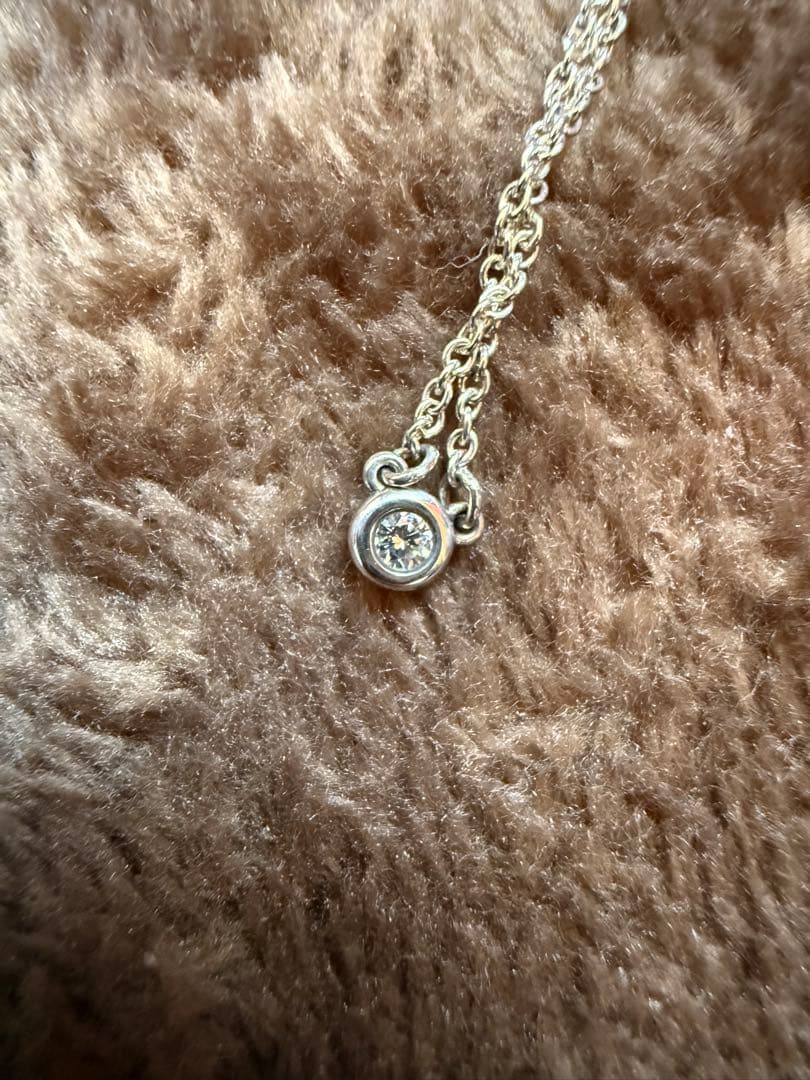 ティファニー バイザヤード ネックレス シルバー925 ダイヤモンド