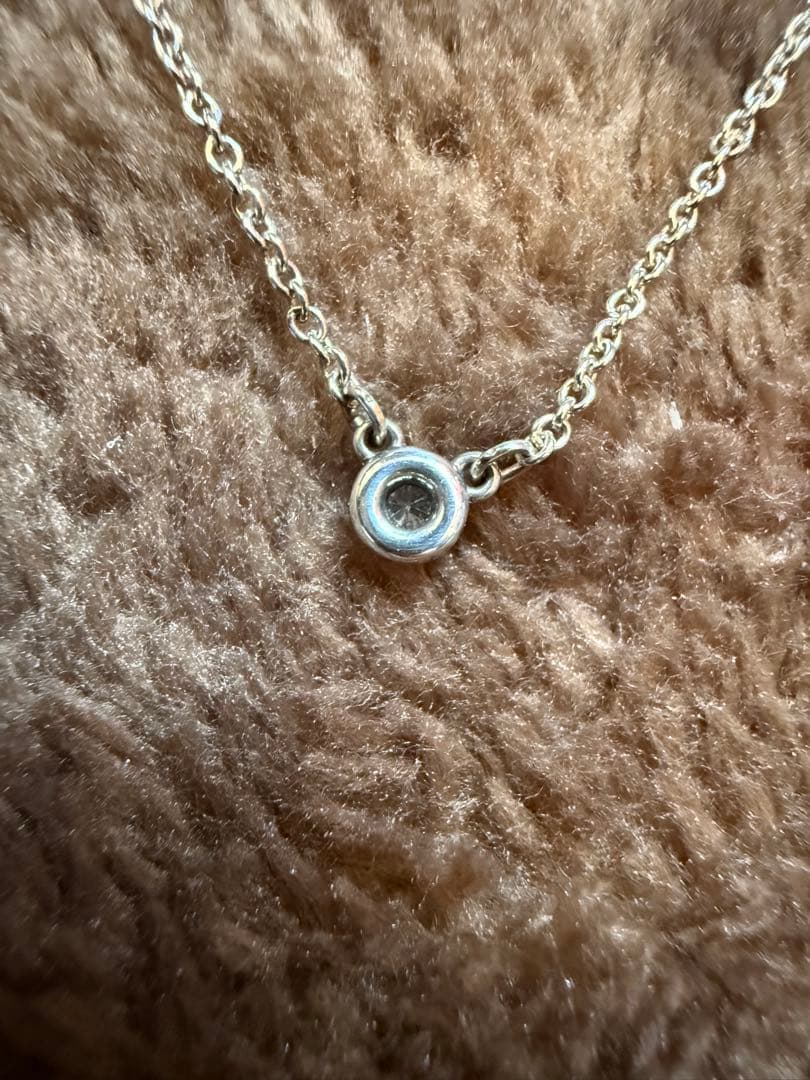 ティファニー バイザヤード ネックレス シルバー925 ダイヤモンド