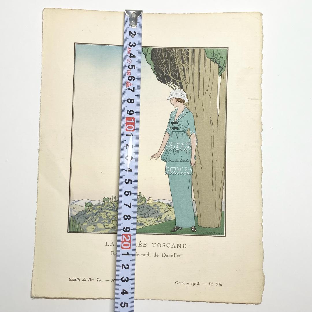 A.E.マルティ☆ファッションプレート『LA SOIRÉE TOSCANE』