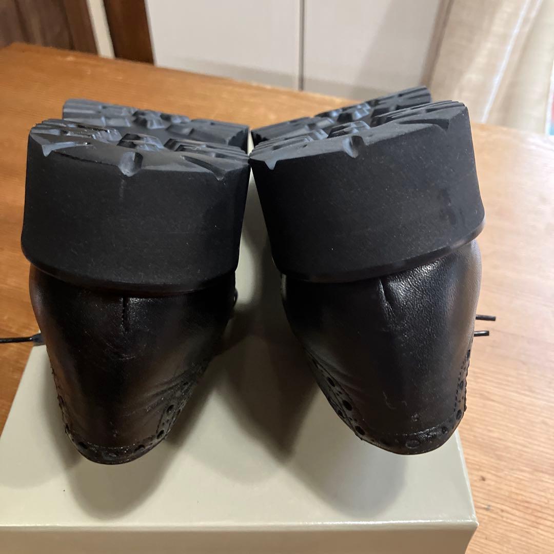 マーガレットハウエル　レザー レースアップウイングチップシューズ