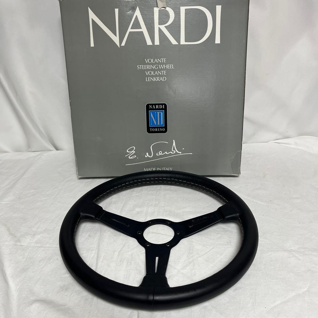 NARDI TORINO BC227 FFT ステアリング ブラックレザー