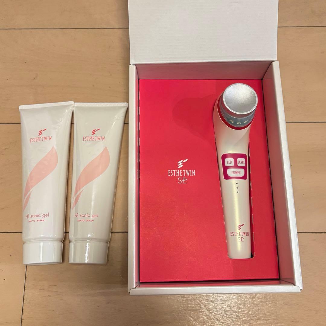 美顔器　ESTHETWIN SE FB sonic gel 2本付き