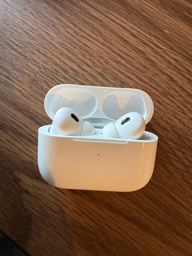 AirPods Pro 本体のみ！ホワイトイヤフォン ブラックケース