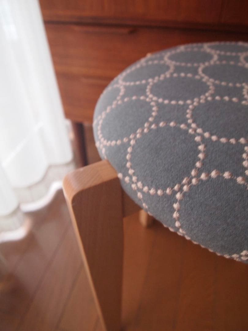 かわさん専用 ミナペルホネン ハンドメイド スツール 2脚セット 生地 チェア