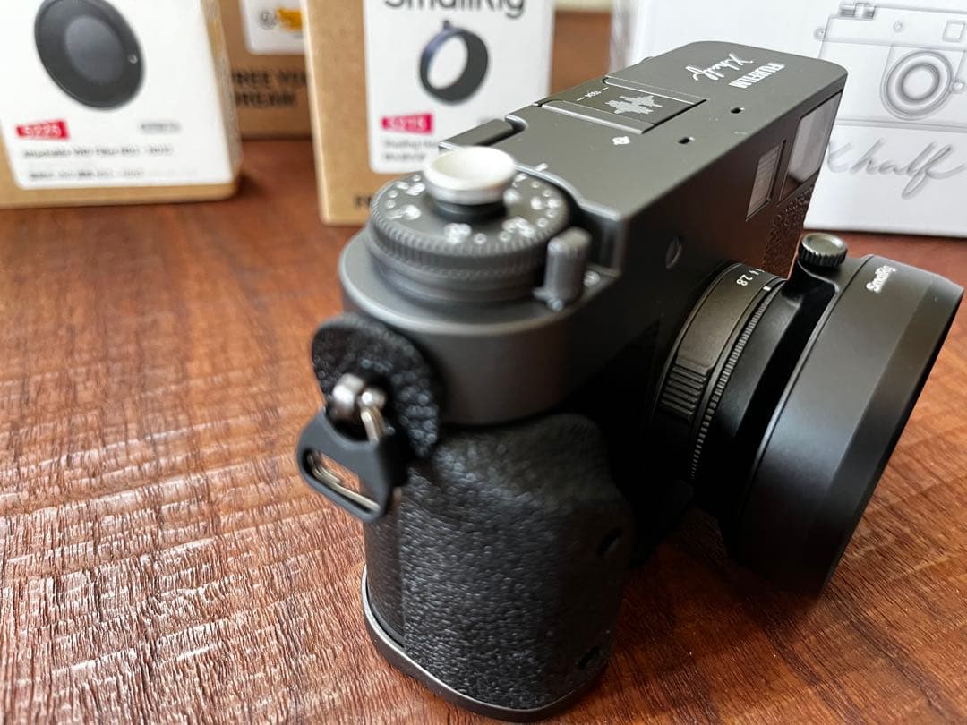 FUJIFILM xhalf x-hf1 チャコールシルバー アクセサリー多数