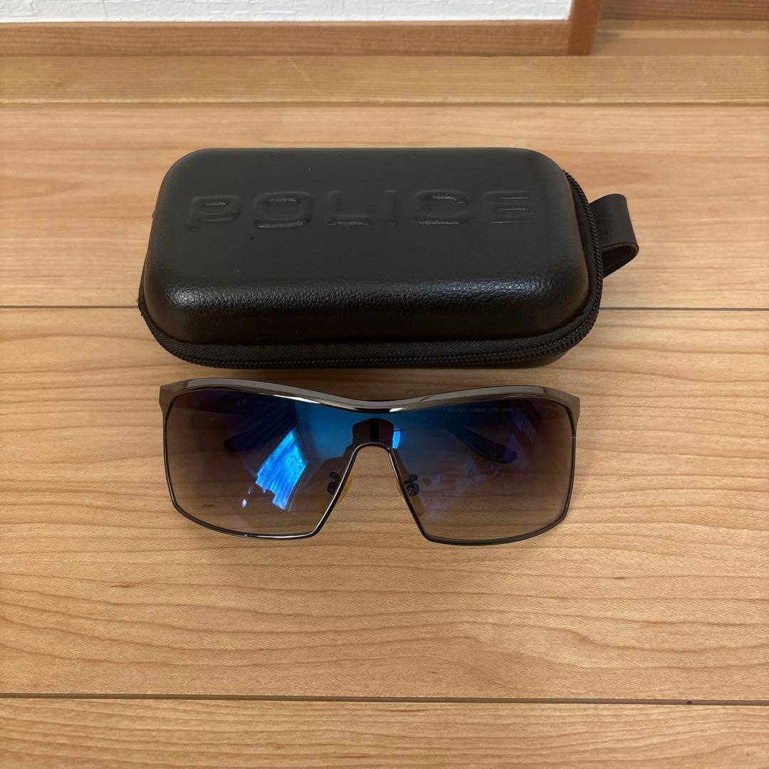【美品】POLICE サングラス S8856ケース付き