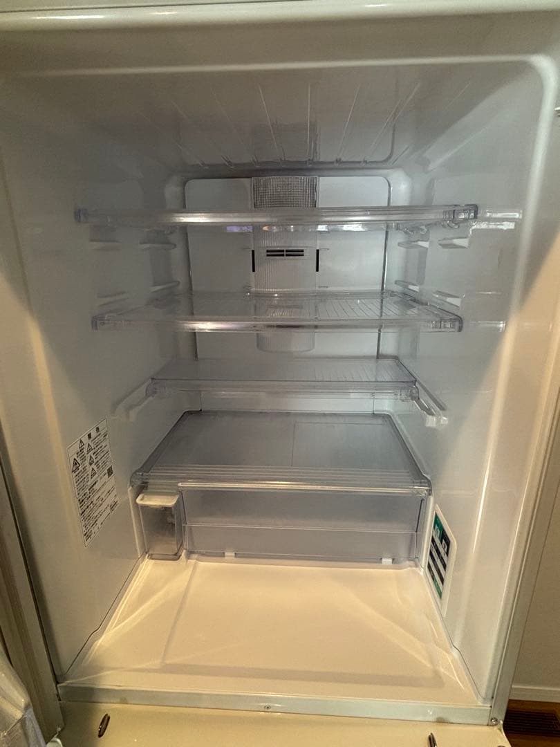 SHARP 3ドア冷蔵庫 SJ-GW35C-W 2017年製