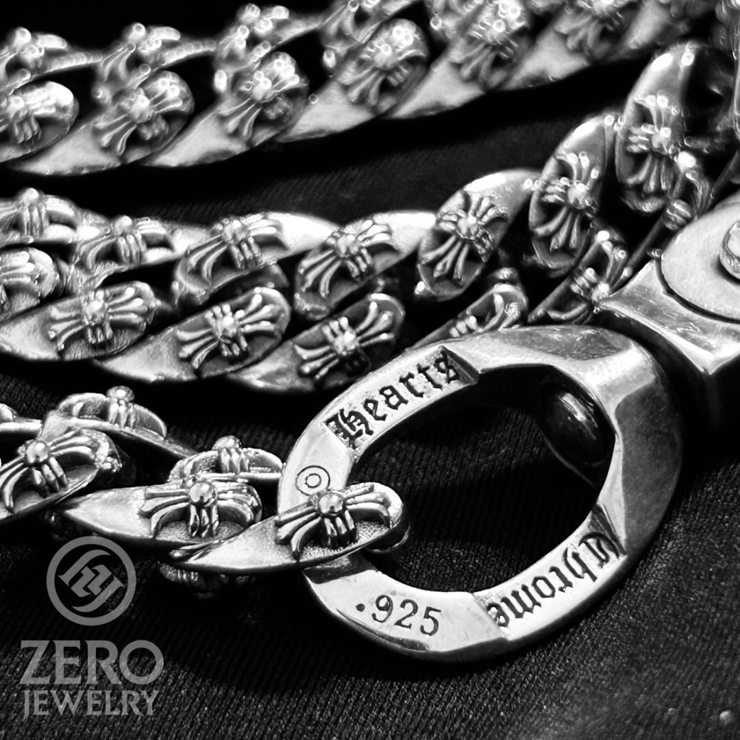 【★即日発送★925刻印】クロス ウォレットチェーン