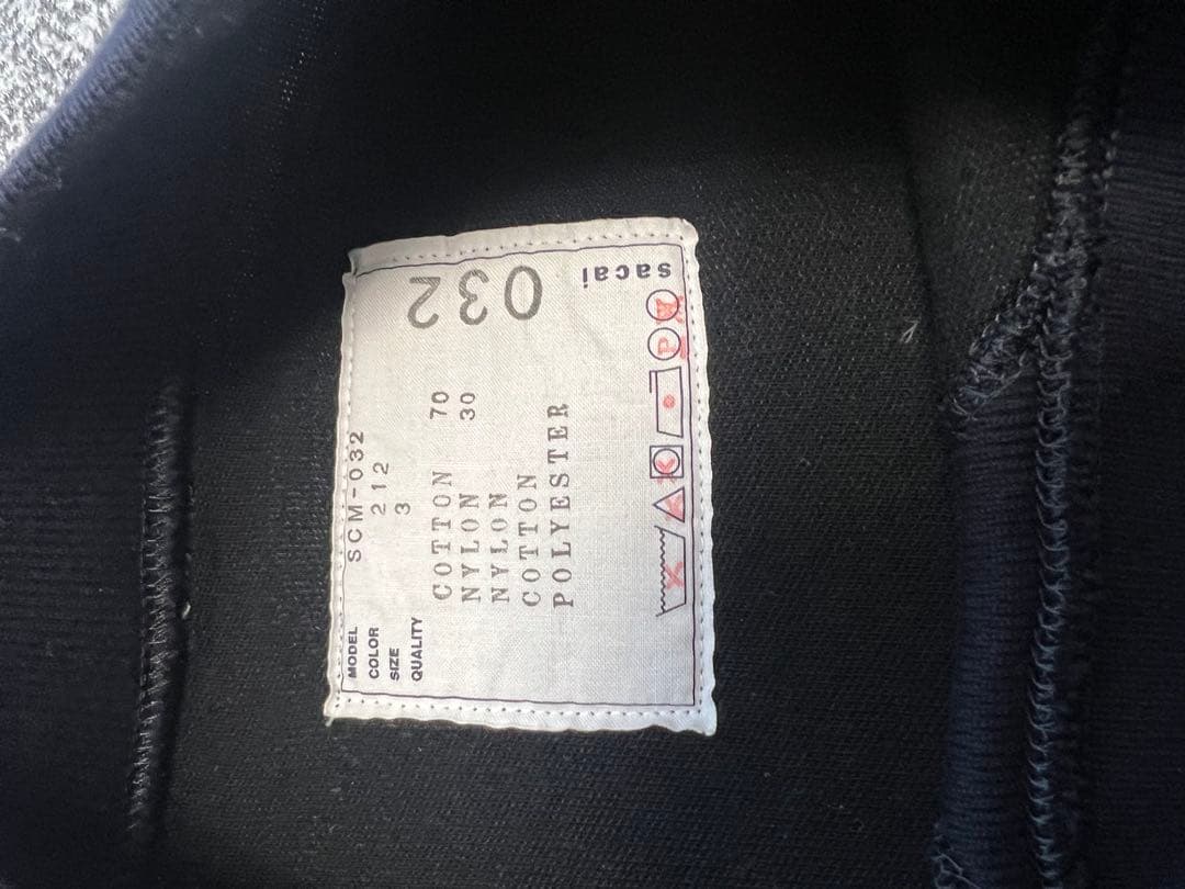 sacai Sponge Sweat MA-1 Pullover スウェット 3