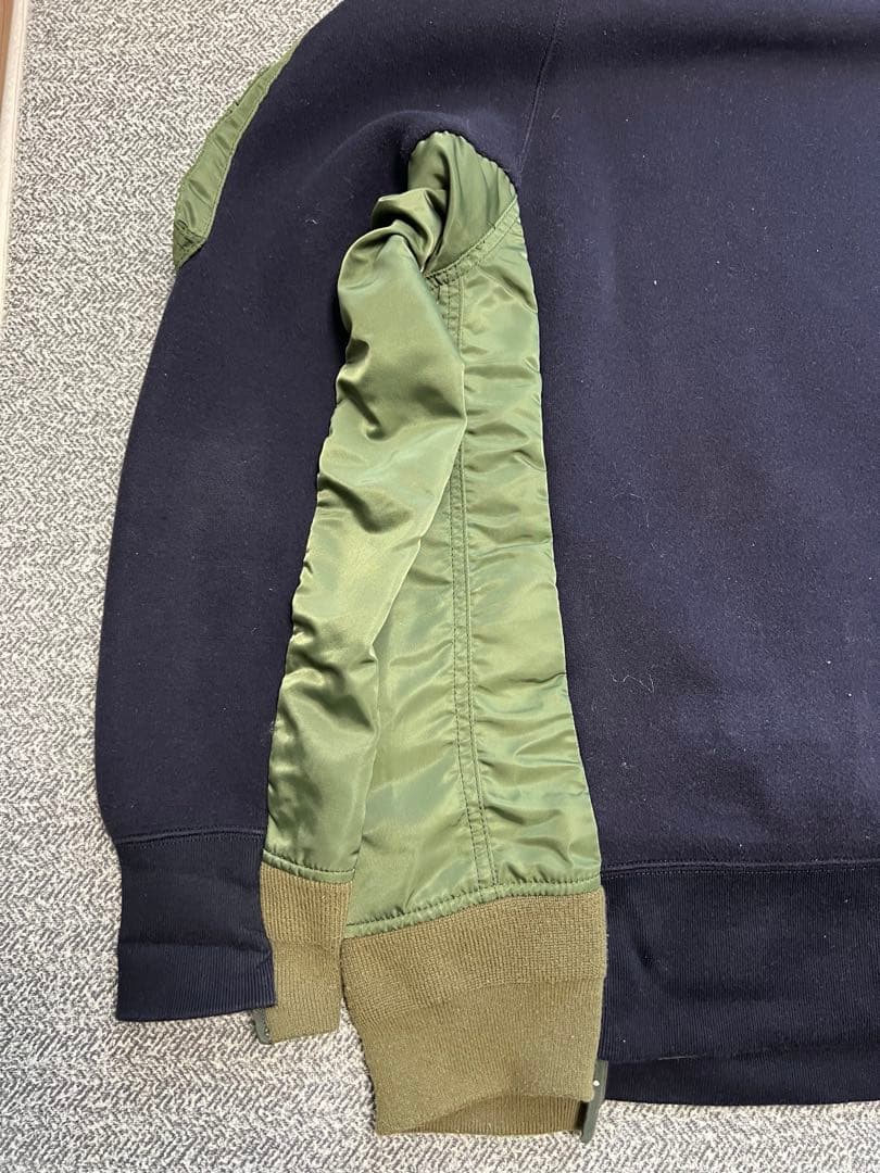 sacai Sponge Sweat MA-1 Pullover スウェット 3