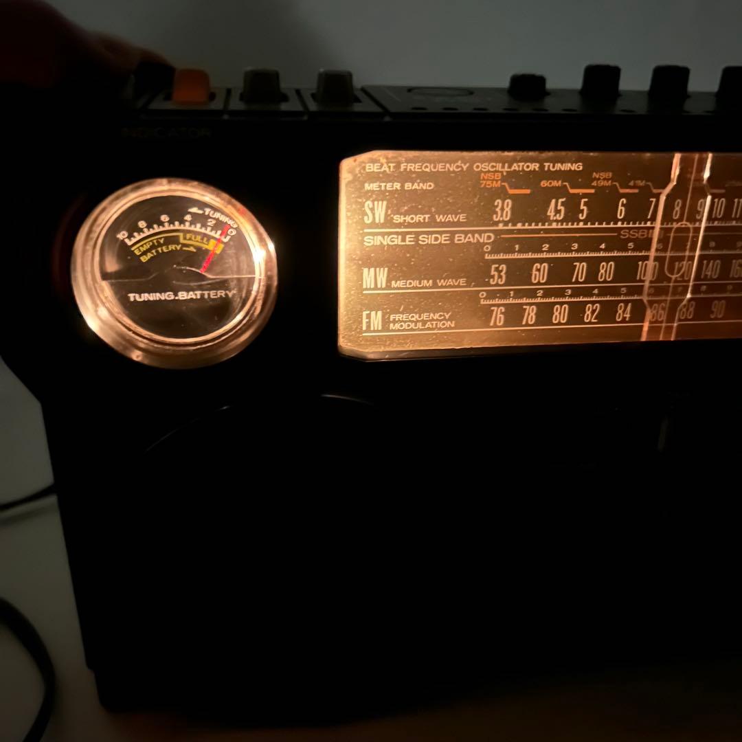 【希少動作品】JEAGAM505 ジーガム 美品 三菱 ラジオ 短波 FM AM