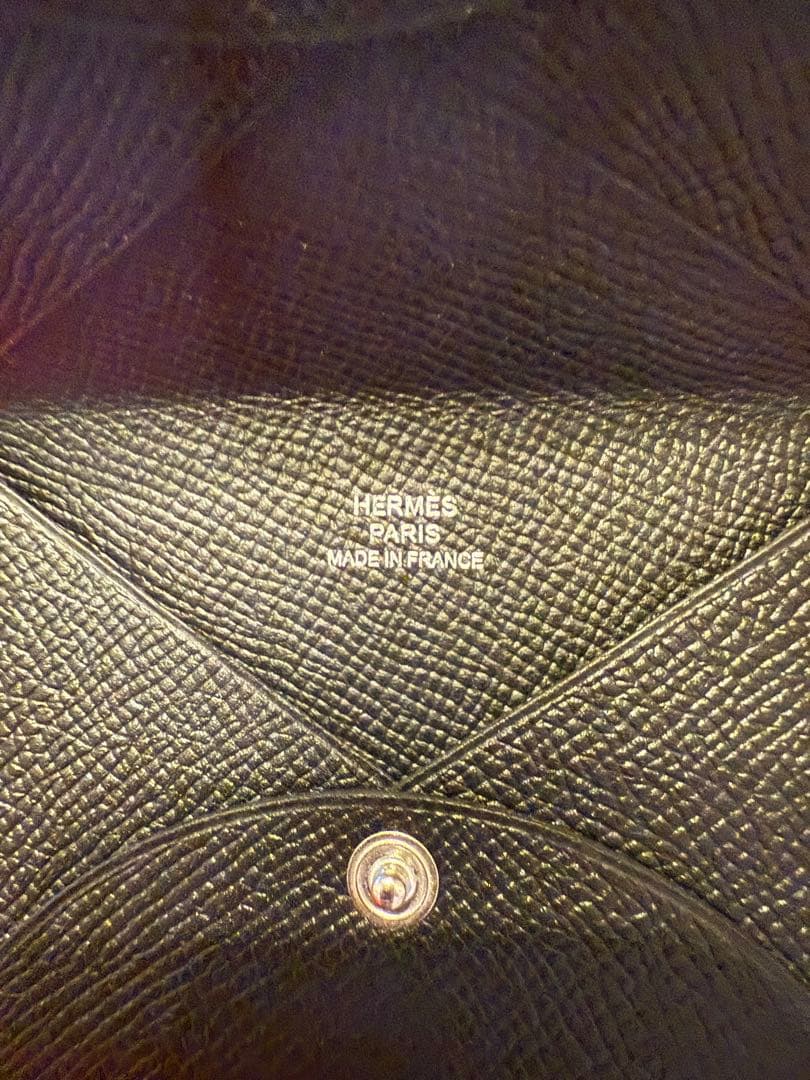 エルメス 名刺入れ　カルヴィ