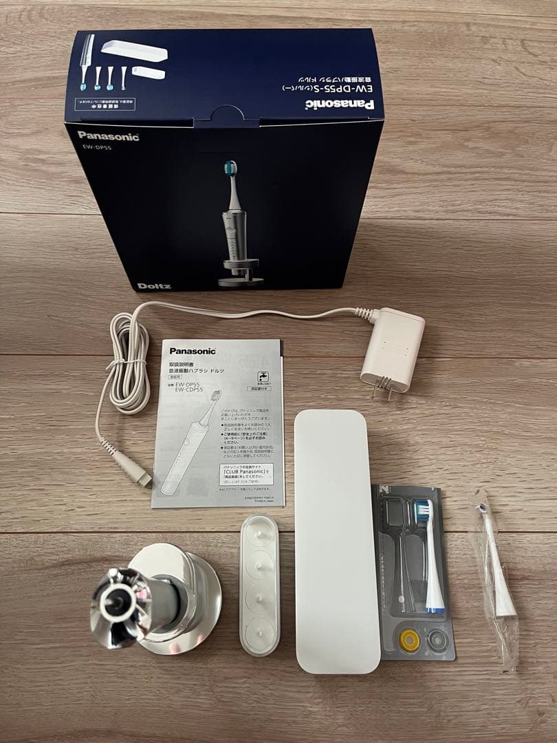 【美品】Panasonic音波振動ハブラシ ドルツ　EW-DP55