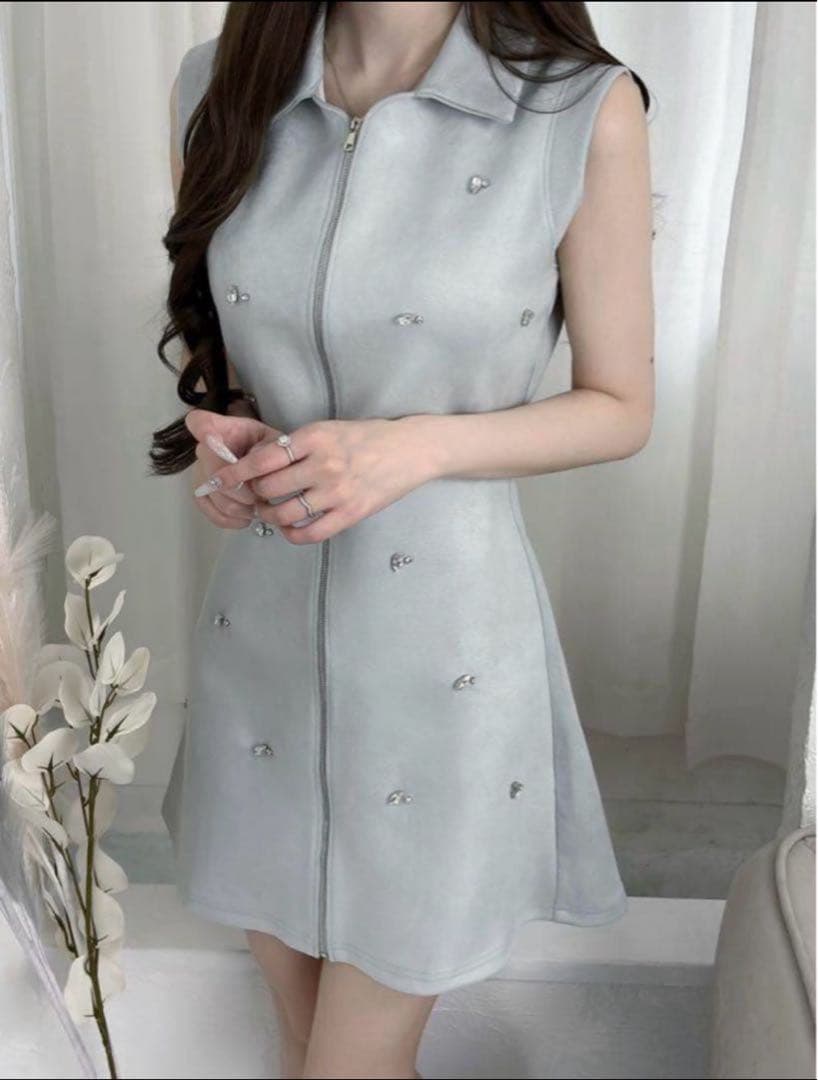 新品未使用 タグ付き Lumignon suède bijou op ブルー