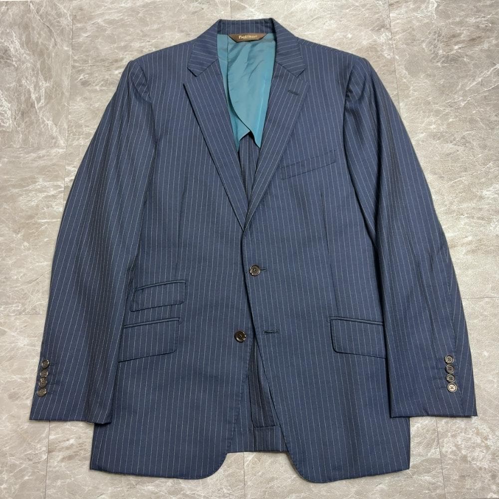 美品 ポールスチュアート ３ピース セットアップ スーツ ストライプ 50R