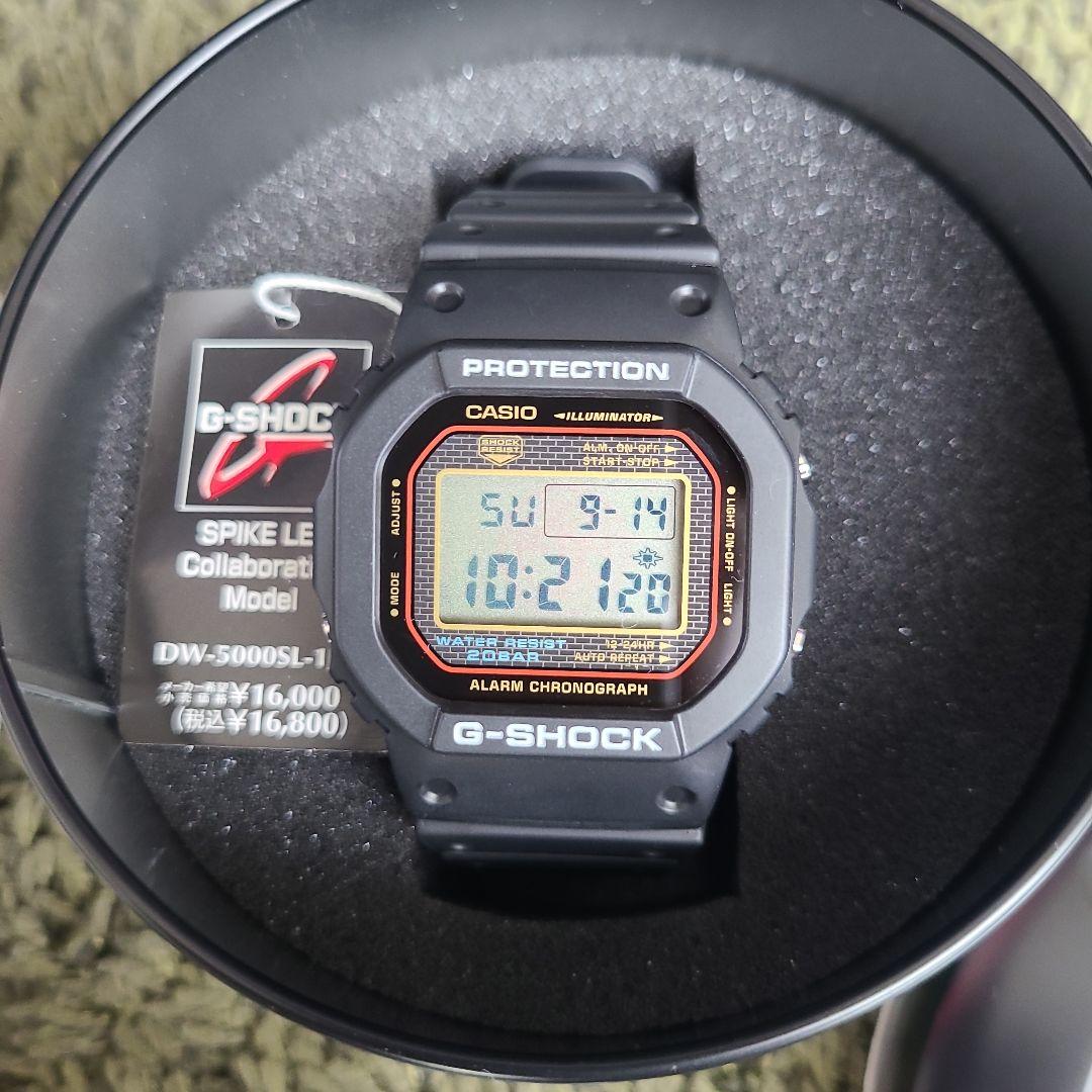【美品】G-SHOCK DW-5000SL-1JR スパイクリー
