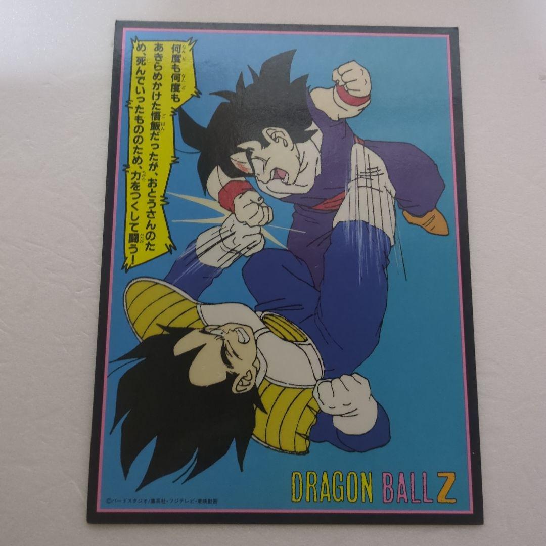 ドラゴンボール　２０cmサイズの両面イラストカード１５枚セットB