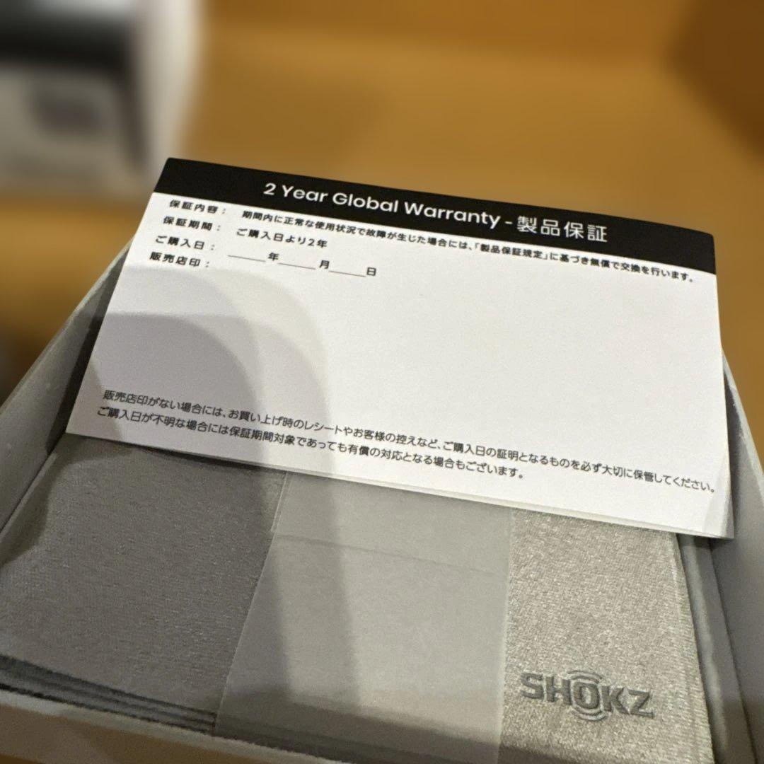 SHOKZ OPENDOTS ONE ブラック 新品未使用開封のみ