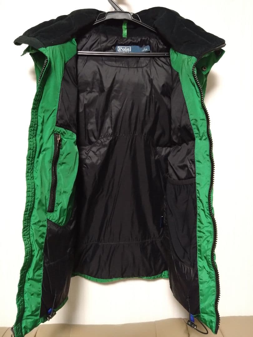 POLO RALPH LAUREN 緑色　ダウンベスト