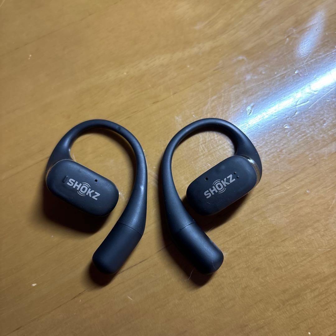 SHOKZ OPENFIT ワイヤレスイヤホン ブラック