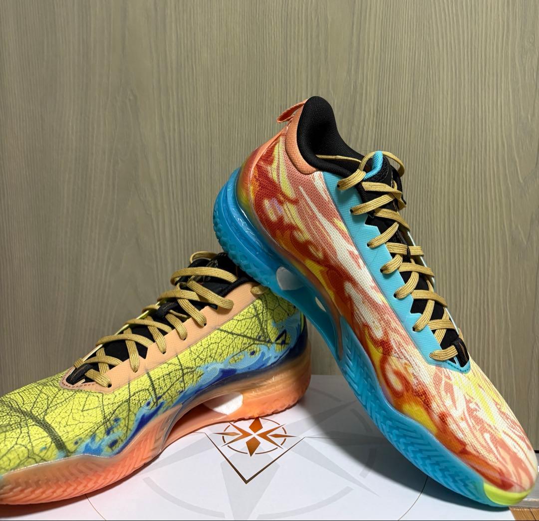 最終値段　新品リーニンLiNing LiRen5 US9.5五行