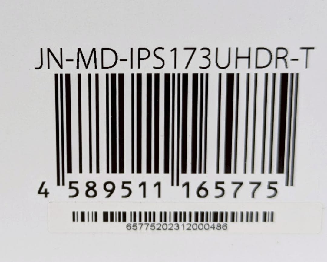 JAPANNEXT 17.3インチ JN-MD-IPS173UHDR-T