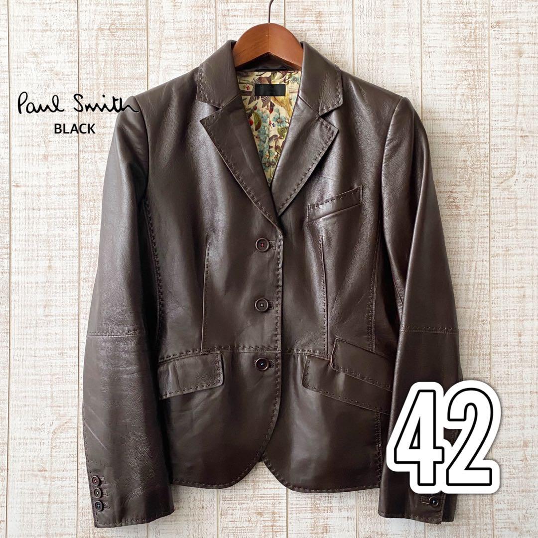 ⭐️週末限定セール⭐️ポールスミス ブラック レディース レザージャケット 本革