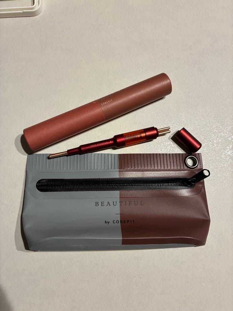 COREFIT FACE POINTER II 正規品 レッド 限定色 ポーチ付