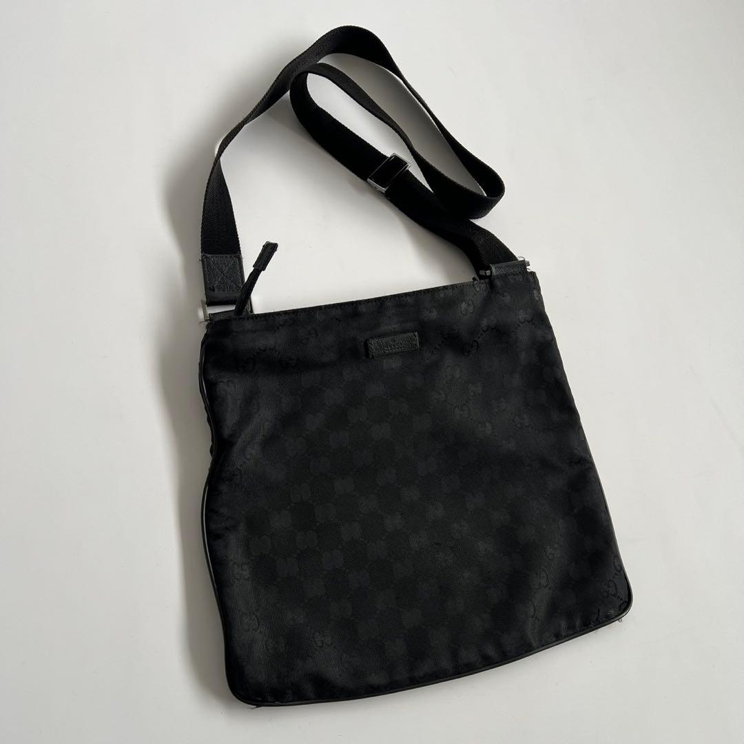 バッグ GUCCI GG PATTERN CANVAS ONE SHOULDER BAG