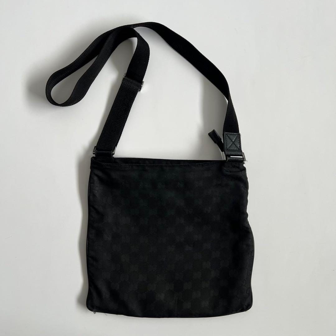 バッグ GUCCI GG PATTERN CANVAS ONE SHOULDER BAG