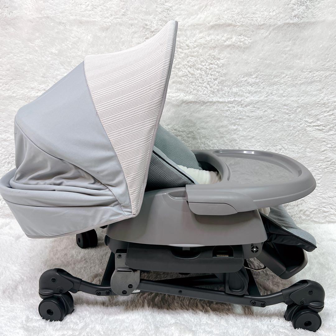 【美品】　Combi 　NEMULILA ＋L ハイローチェア　手動