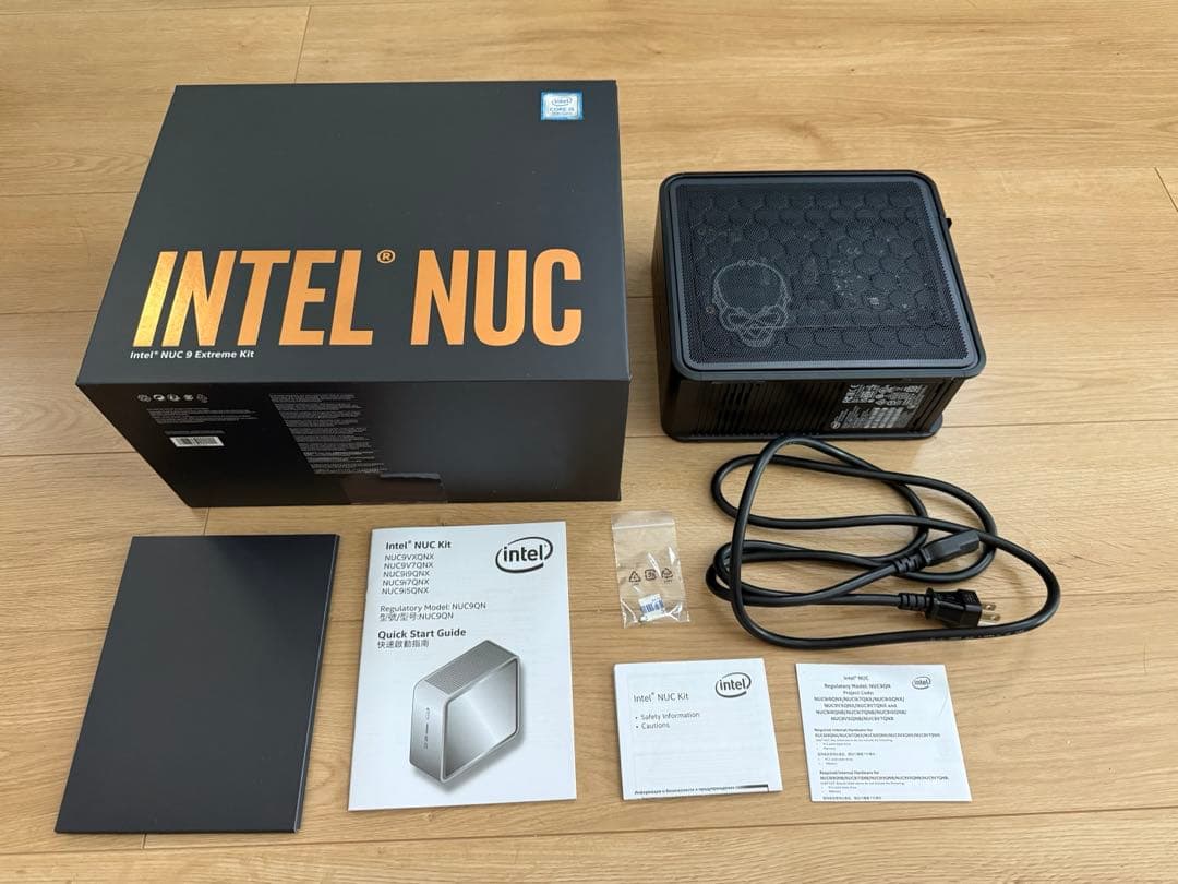 ミニPC intel nuc9 i5qnx 16g 1TB i5 9300H