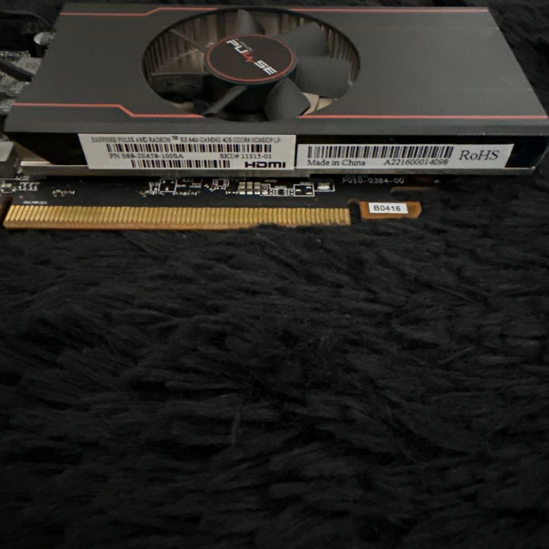 SAPPHIRE PULSE RADEON RX6400 LP ロープロファイル