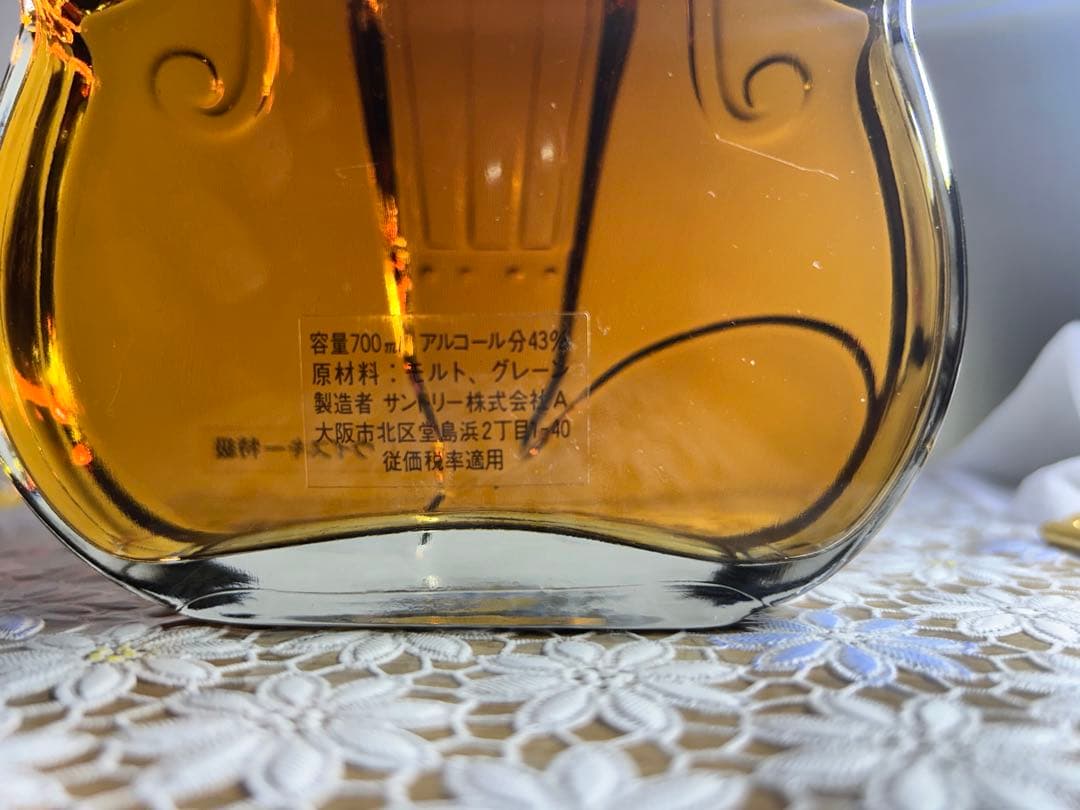 伸*也様 未開封　サントリーウイスキーローヤル バイオリン型ボトル　古酒