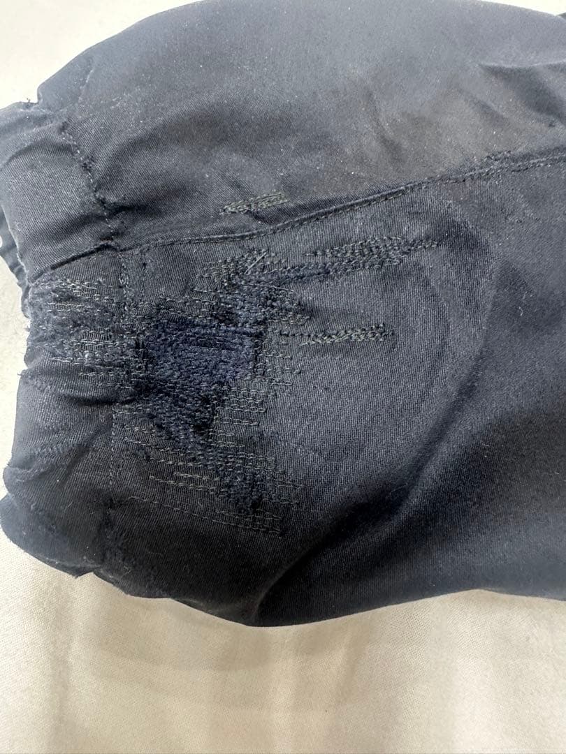 COMOLI 20AW コットンシルクフーデッドコート NAVY SIZE1