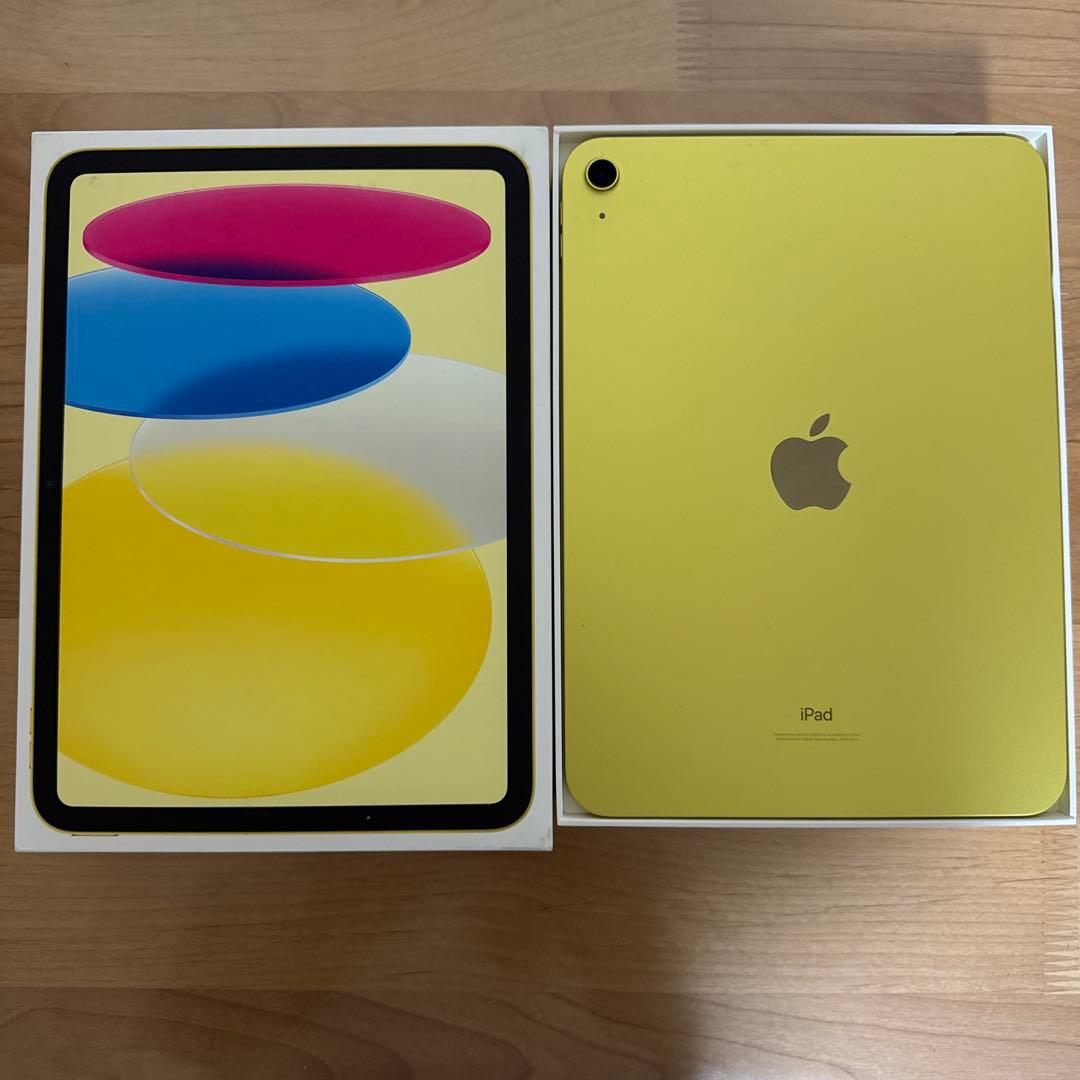iPad 代10世代　Wi-Fi 64GB イエロー　ケース付き