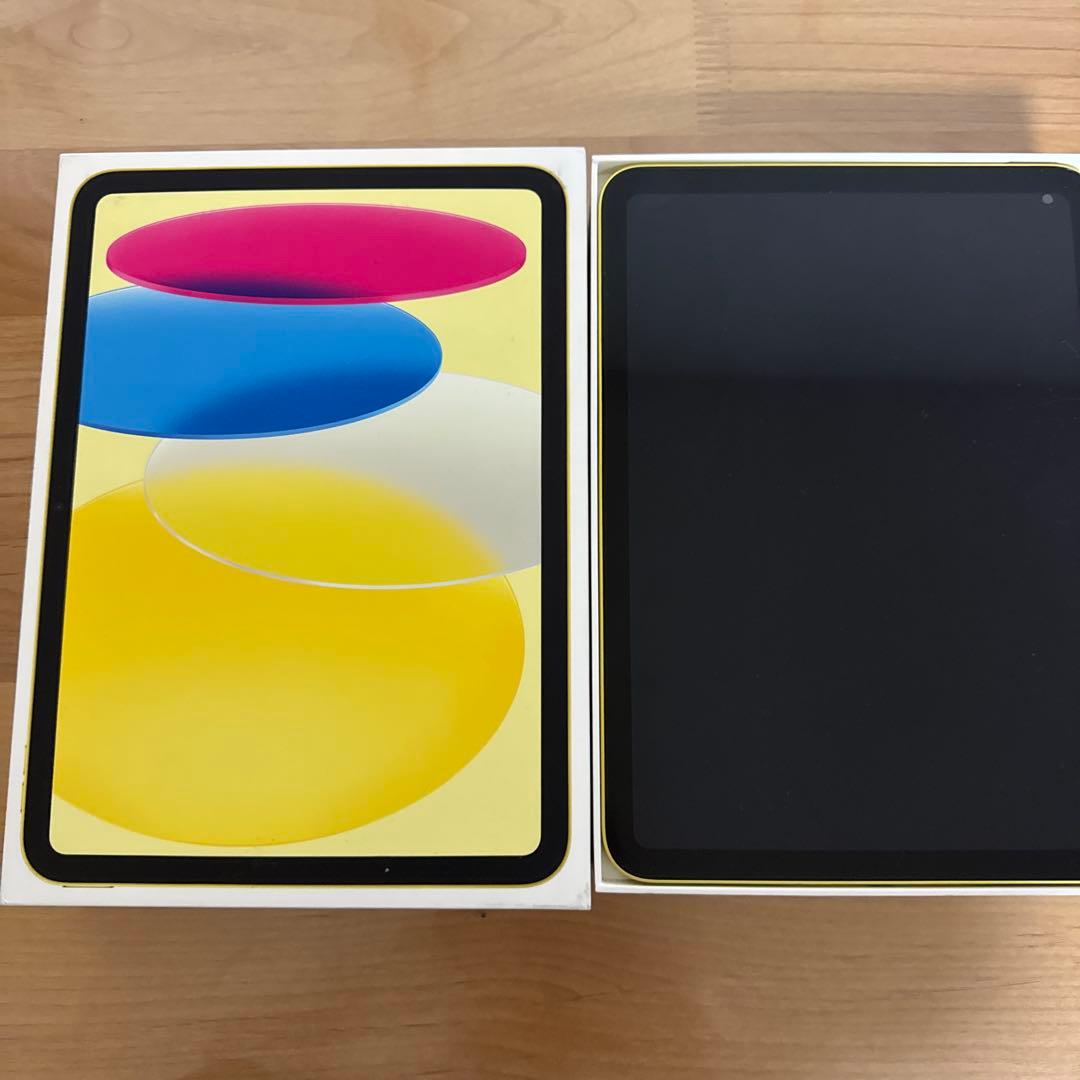 iPad 代10世代　Wi-Fi 64GB イエロー　ケース付き