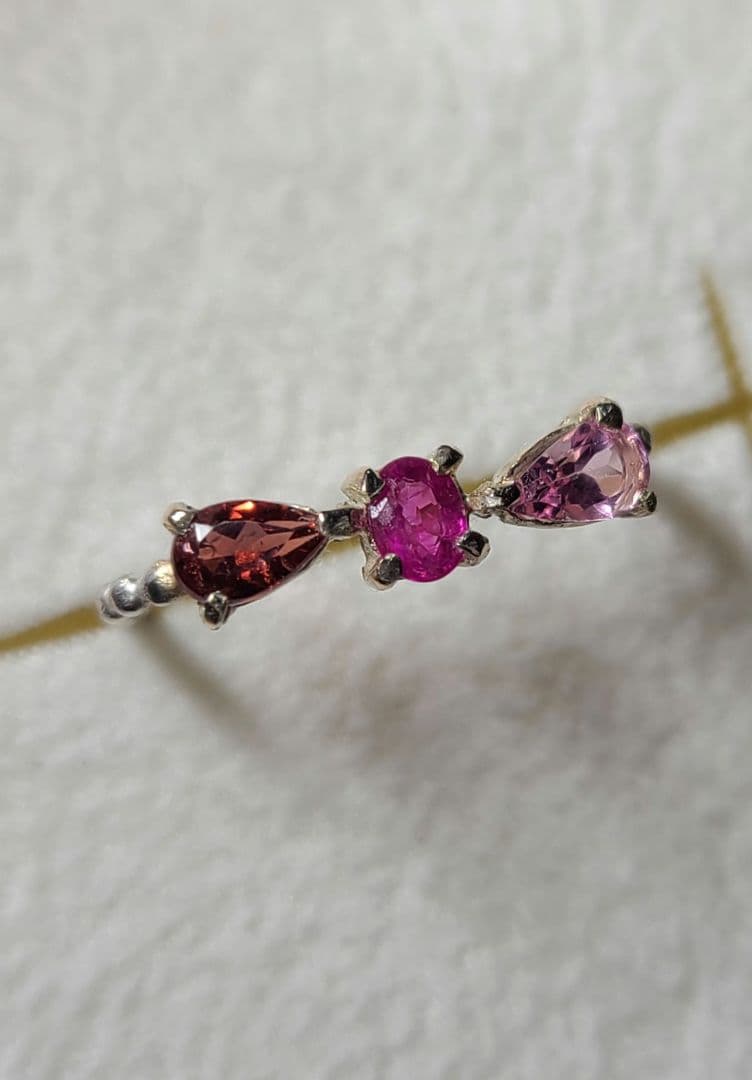 ユリィ可愛いピンク★スリランカ産スピネル★リング、ペンダントオーダー受付中