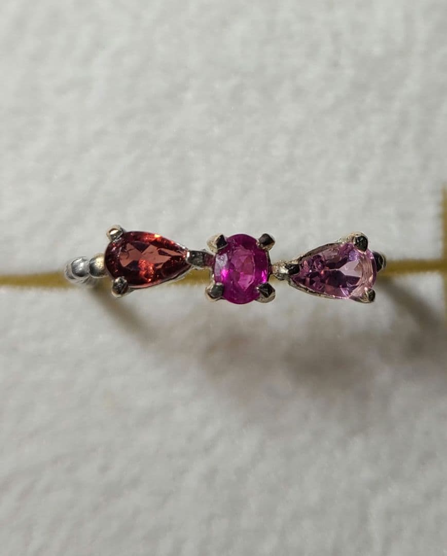 ユリィ可愛いピンク★スリランカ産スピネル★リング、ペンダントオーダー受付中