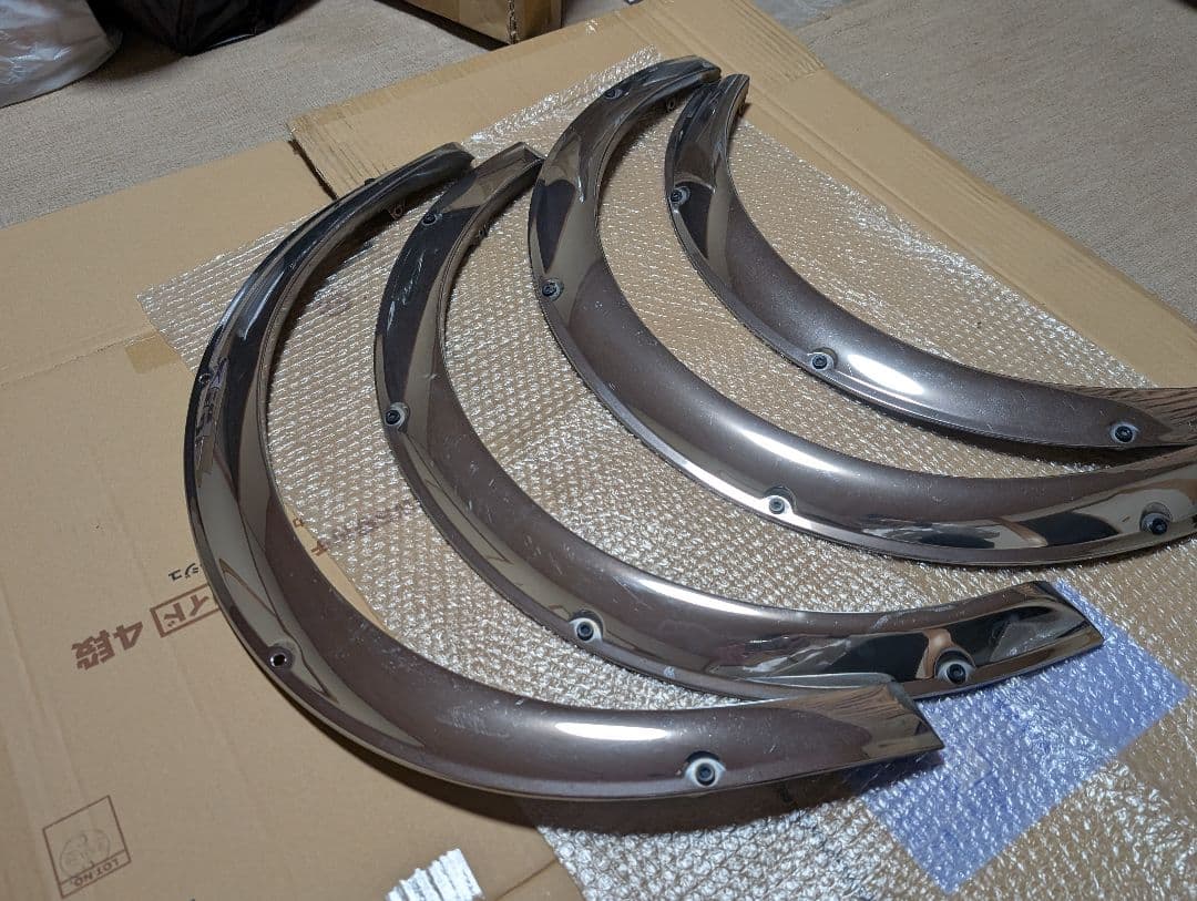 【絶版希少】L700S ミラジーノ DCN メッキ オーバーフェンダー セット