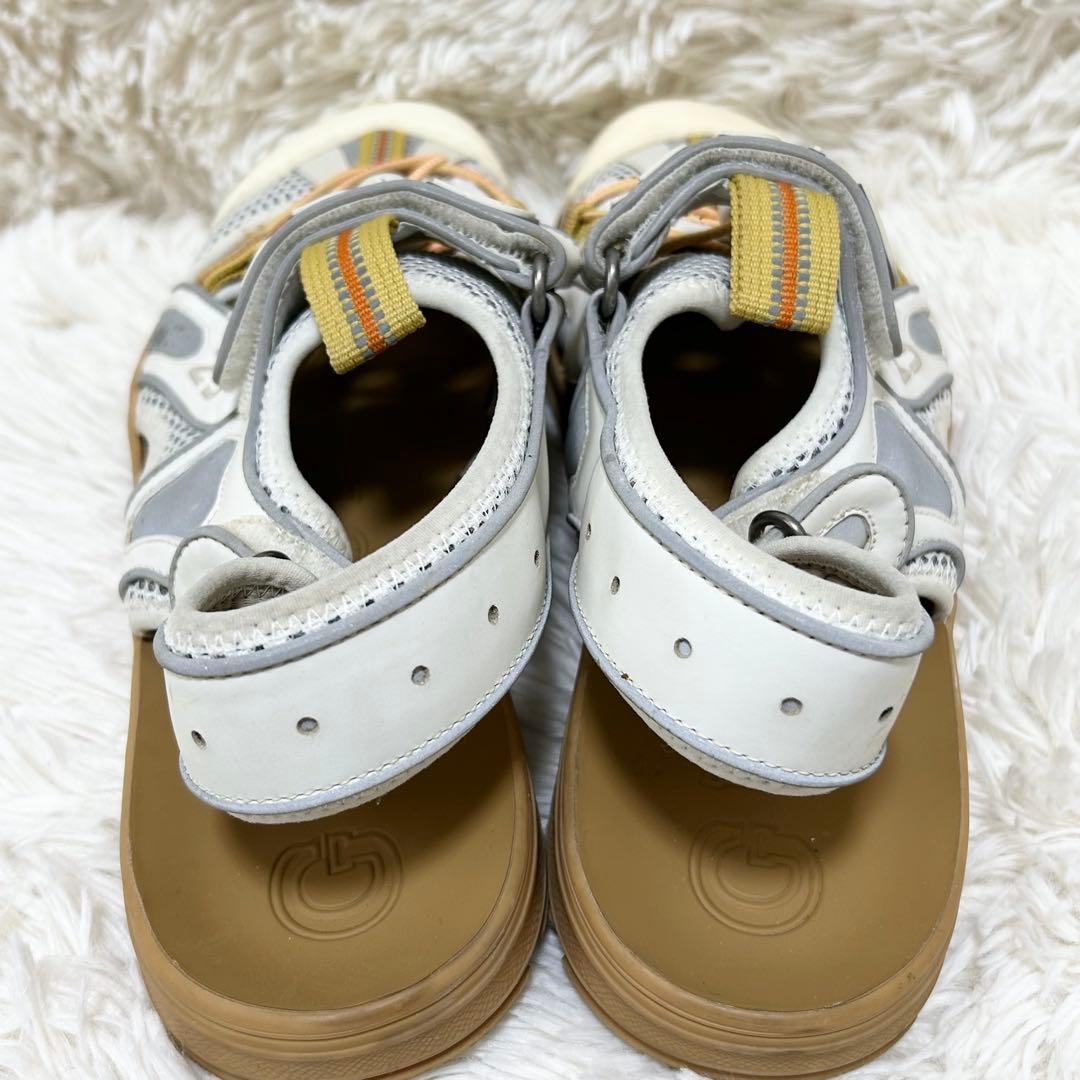 【良品】GUCCI グッチ ロゴ スポーツサンダル