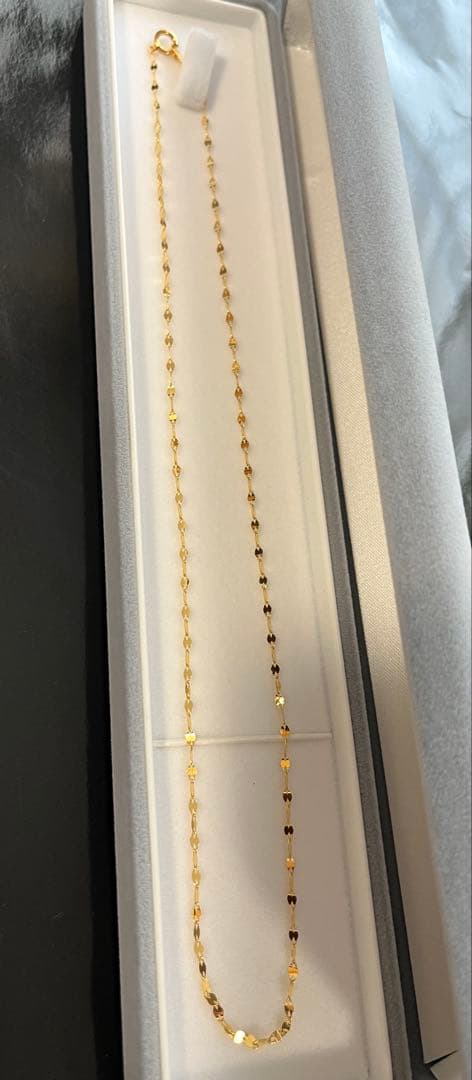 【ミーさん】《新品》純金K24ゴールド　ネックレス 1.8mm 42cm