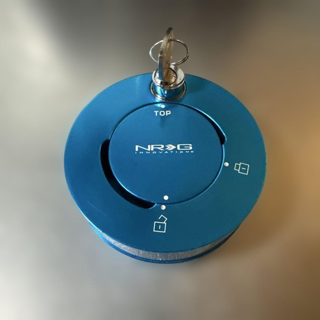 NRG ステアリングハブ ロック　青