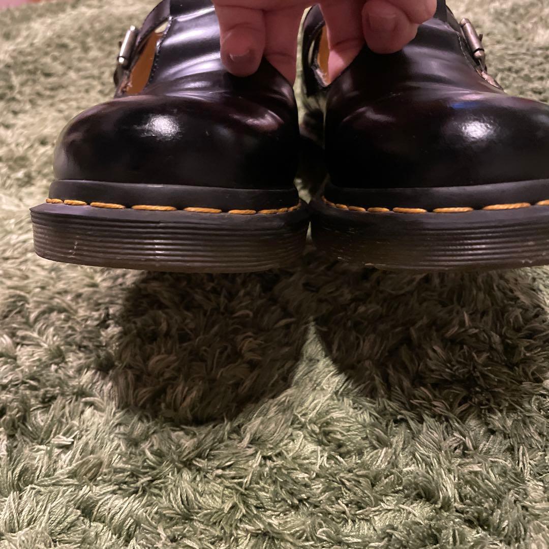 最大サイズUK6！美品！ドクターマーチンPOLLEYTバーストラップパンプス