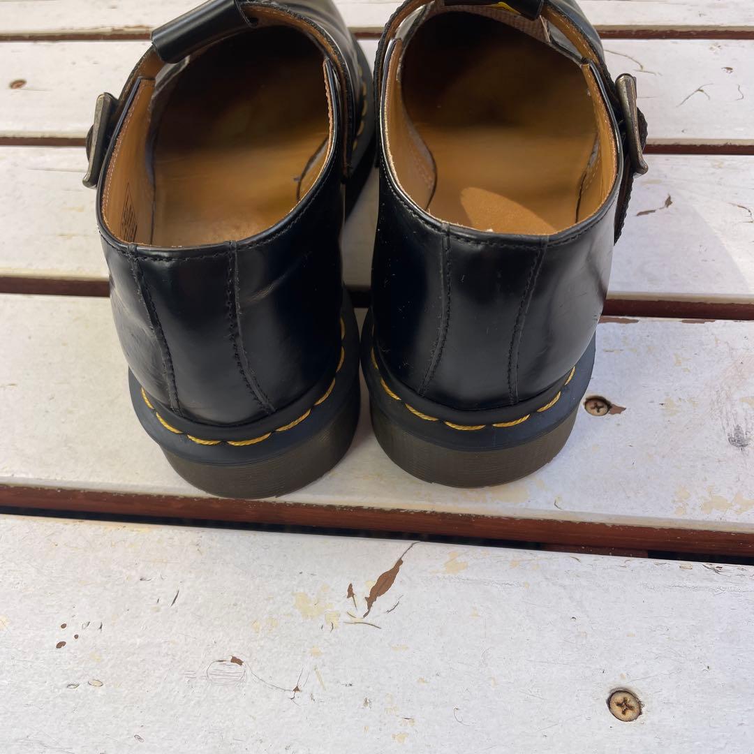 最大サイズUK6！美品！ドクターマーチンPOLLEYTバーストラップパンプス