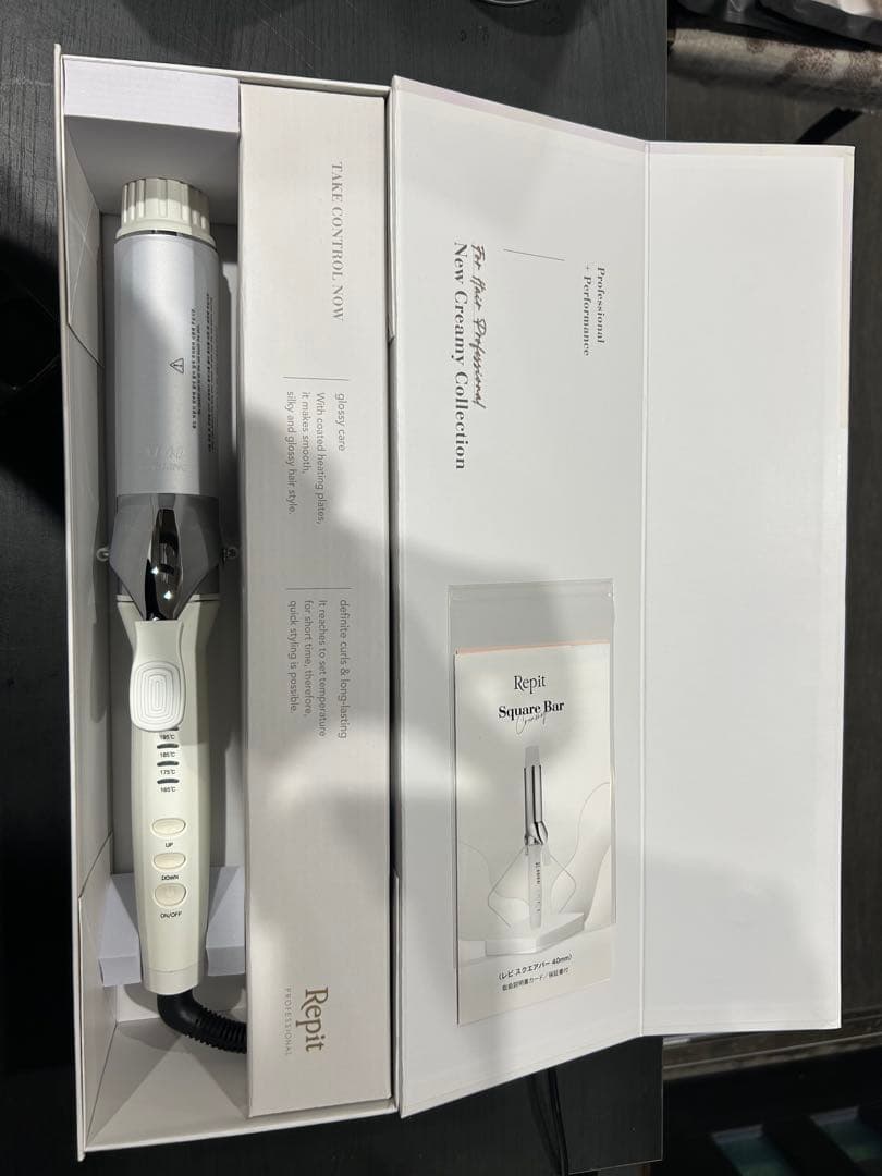 Repi Square Bar カールヘアアイロン　40mm
