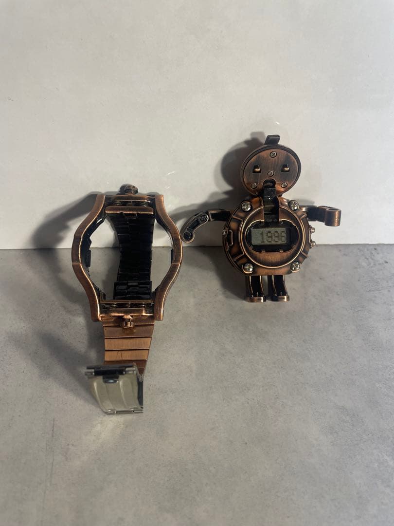 バンダイ　TOKIMA スチームヘッド　腕時計　当時物 変形ロボ　動作品