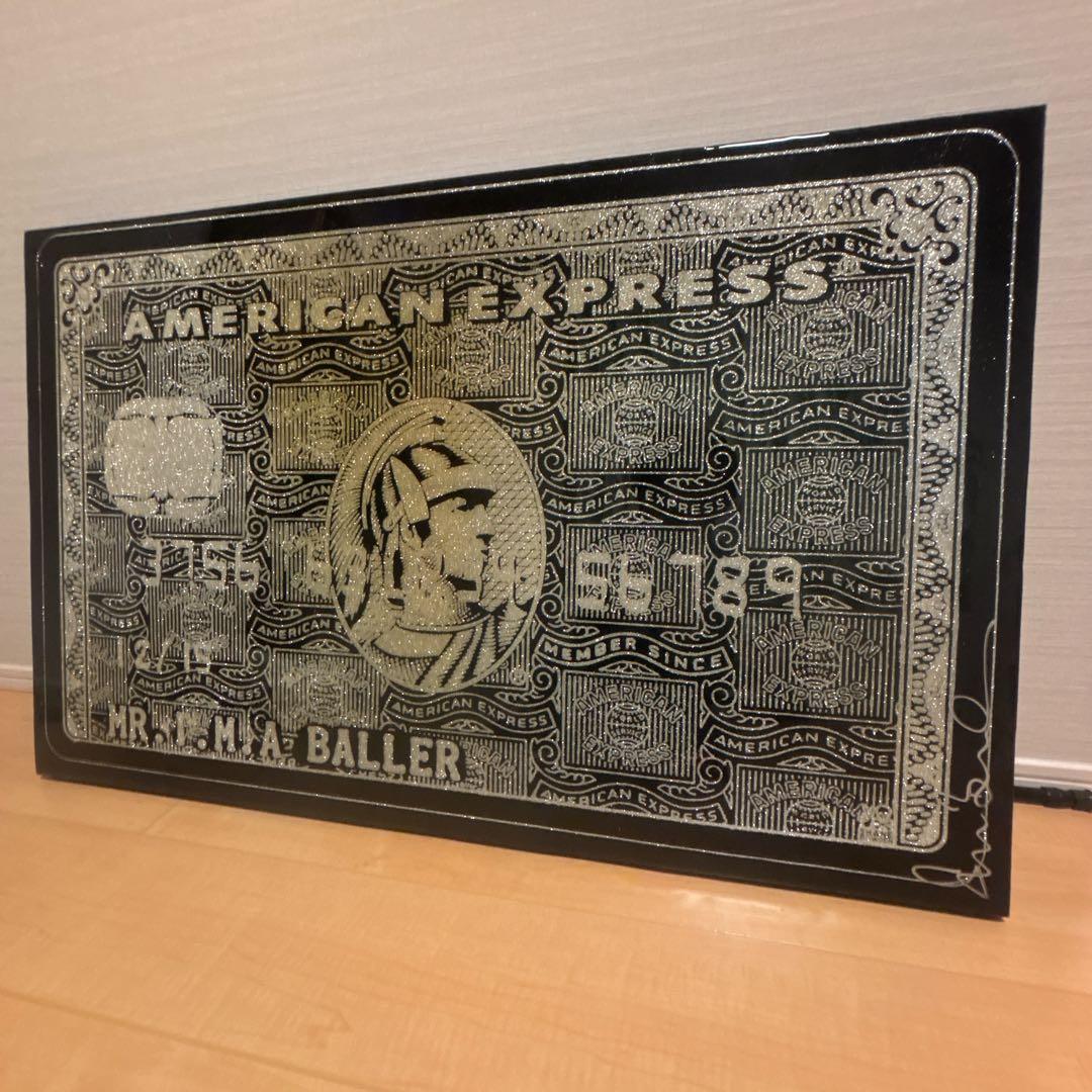 シェーンボーデン　オリジナルアート　アメリカン・エキスプレス・カード風アート