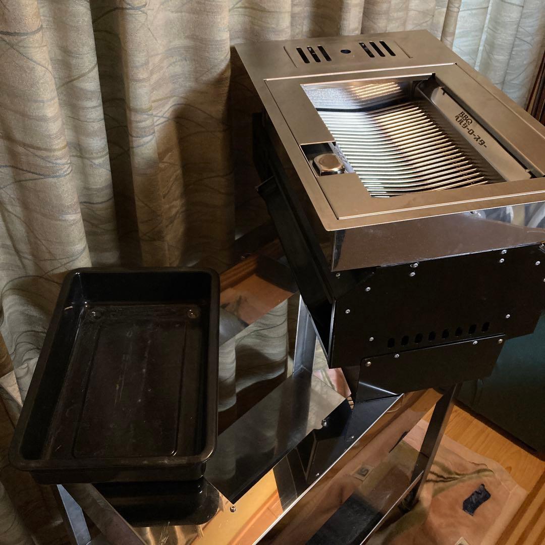 BBQ ヘルシーロースター　ノンダクト　無煙　無臭　ステンレス焼き台付き　業務用